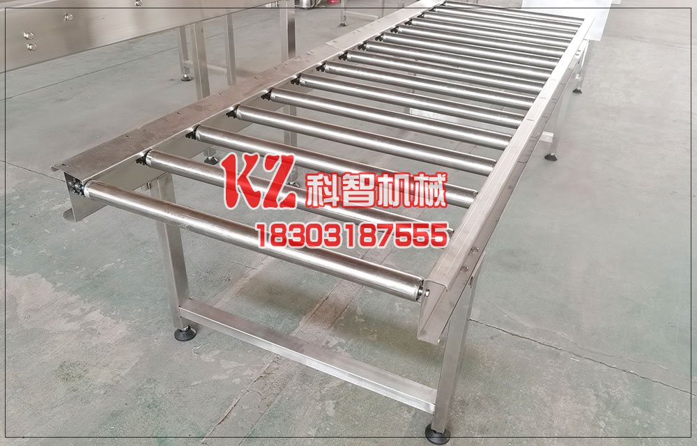 雞蛋托盤輸送線不銹鋼滾筒輸送機